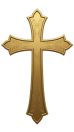 Gold cross — 1800DearGod.com