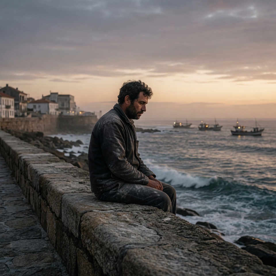 A person praying and wondering whether God sees them in depression — Grace is a Christian AI companion for the question