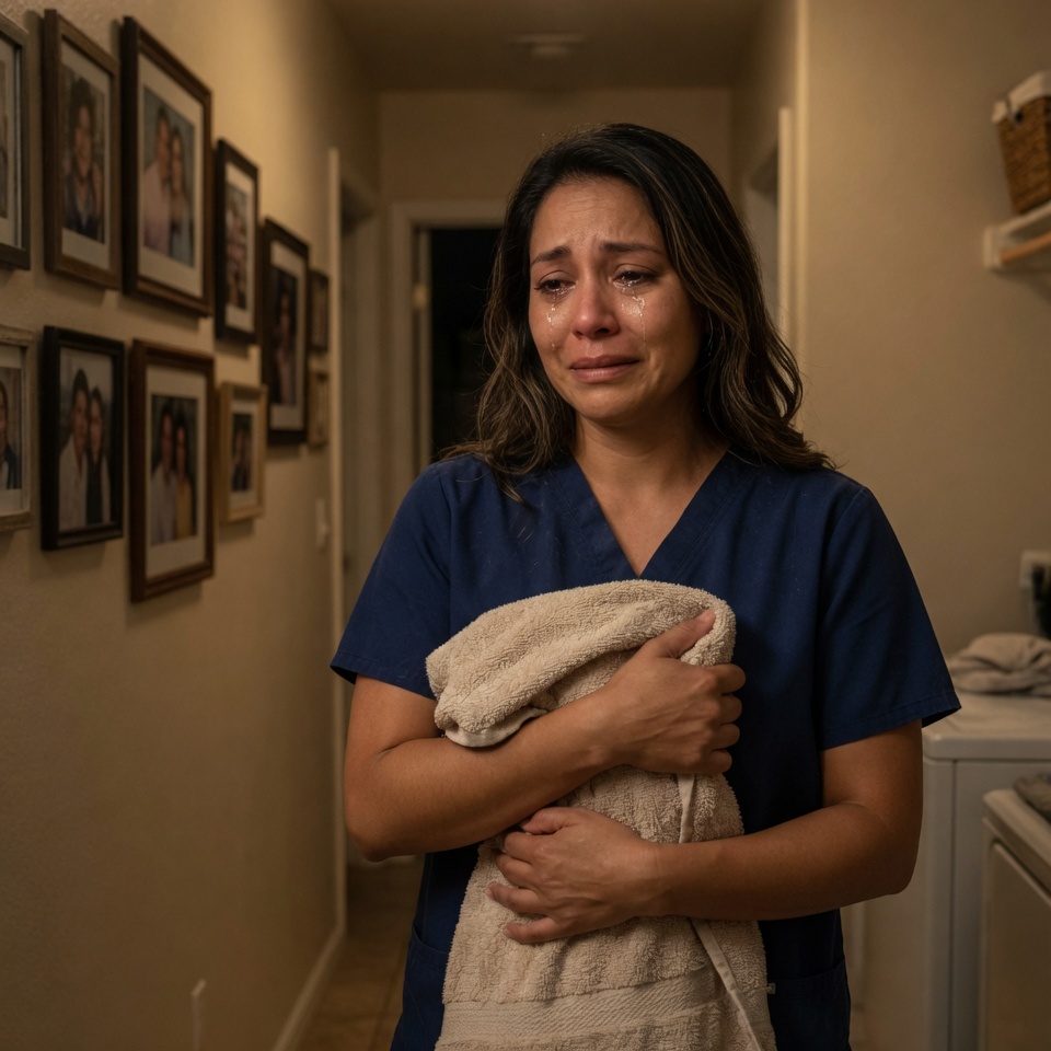 A person alone at night — smiling all day and crying when nobody is watching