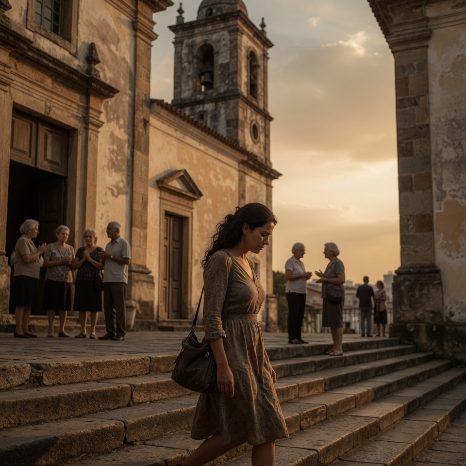 Sitting alone in a pew — the specific loneliness of church that nobody talks about