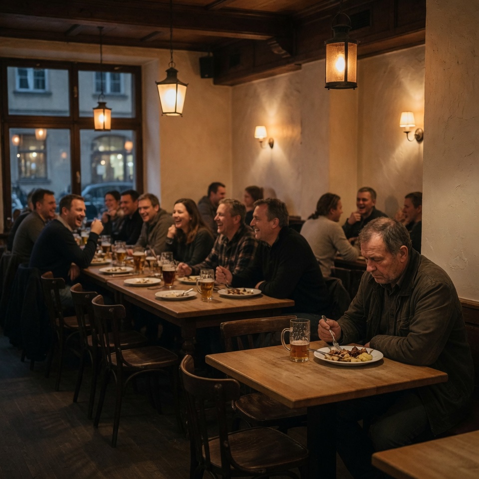 A man sitting alone — male loneliness is real, even when it goes unspoken