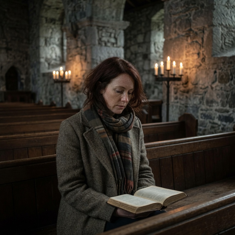 A person alone in quiet — when you pray and feel nothing in return