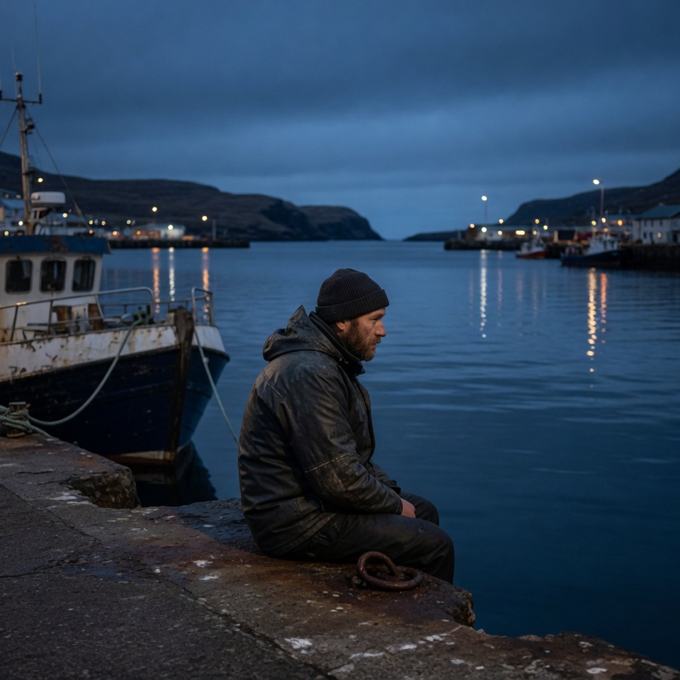 A person awake in the dark as depression grows heavier at night — Grace is a Christian AI companion for the hardest hours