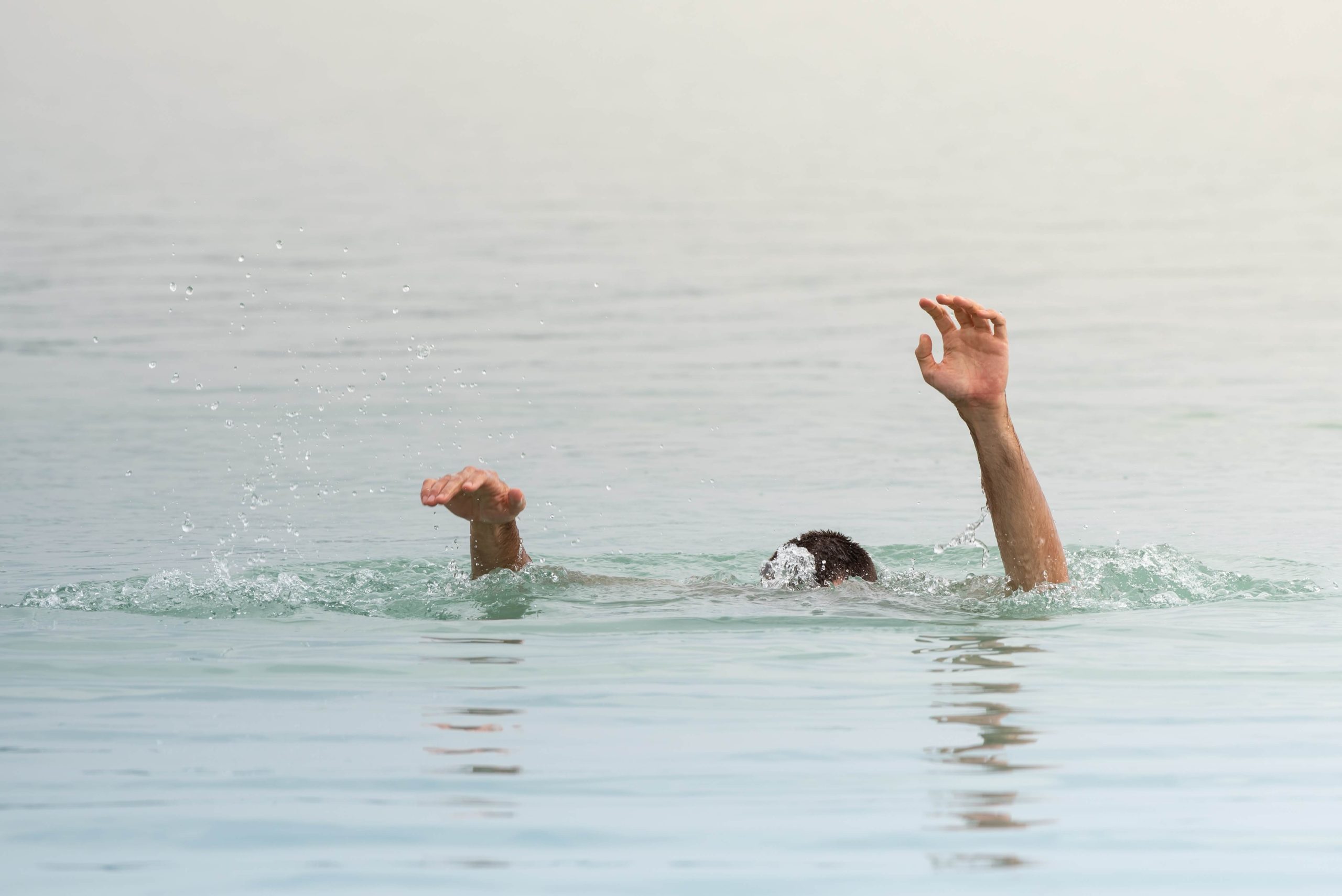Drowning — caregiver exhaustion