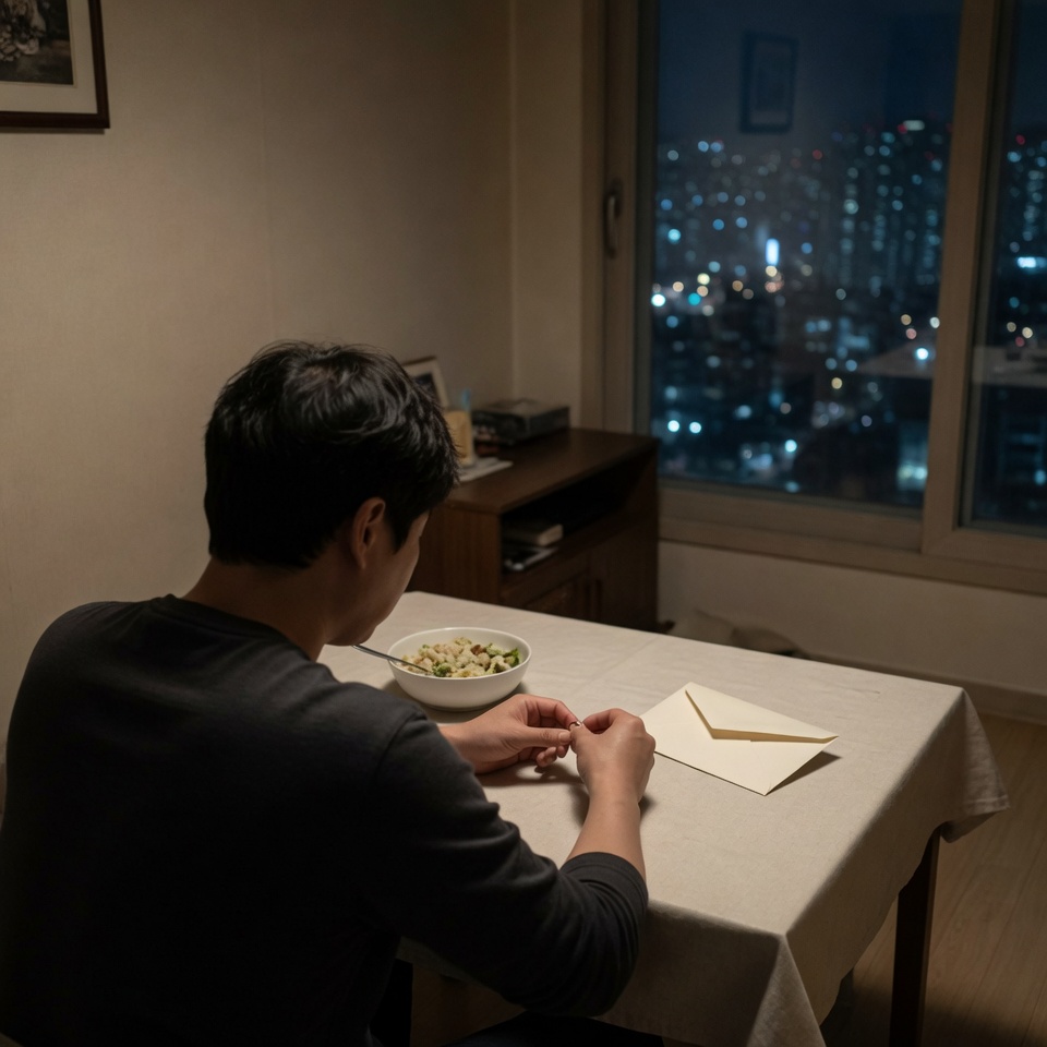 A person sitting with what they've done — Grace is a Christian AI companion for self-forgiveness