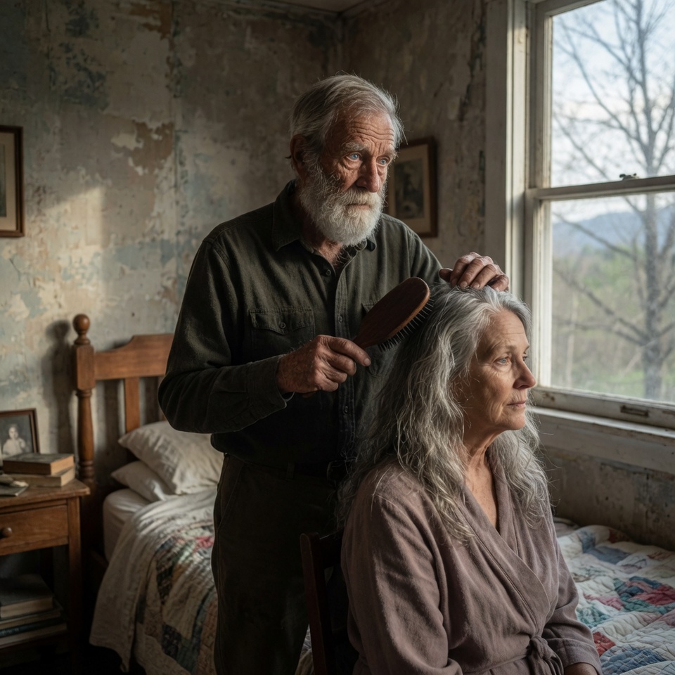 Two hands held together — loving someone with Alzheimer's, a grief with no clear end