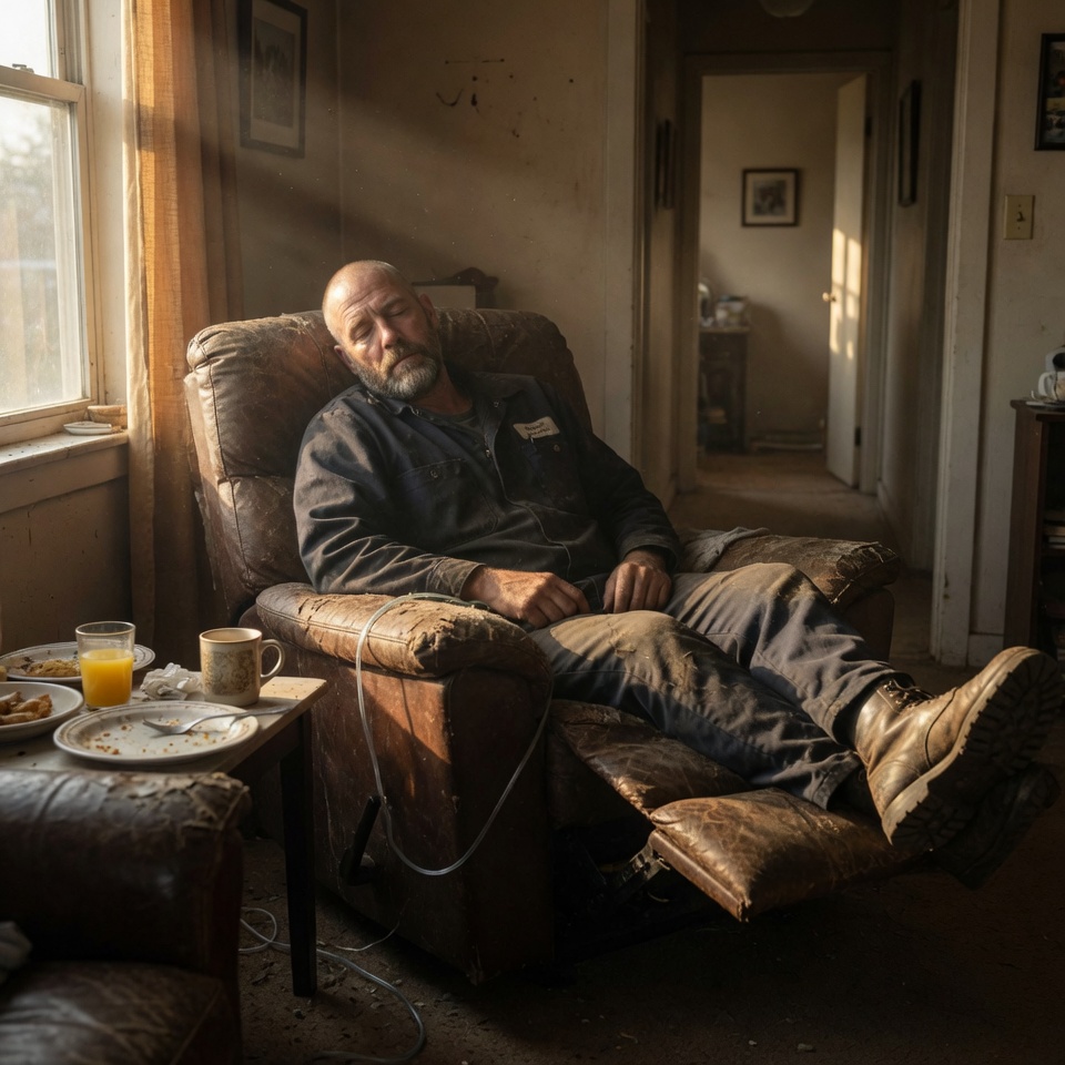 A caregiver alone — the exhaustion nobody sees
