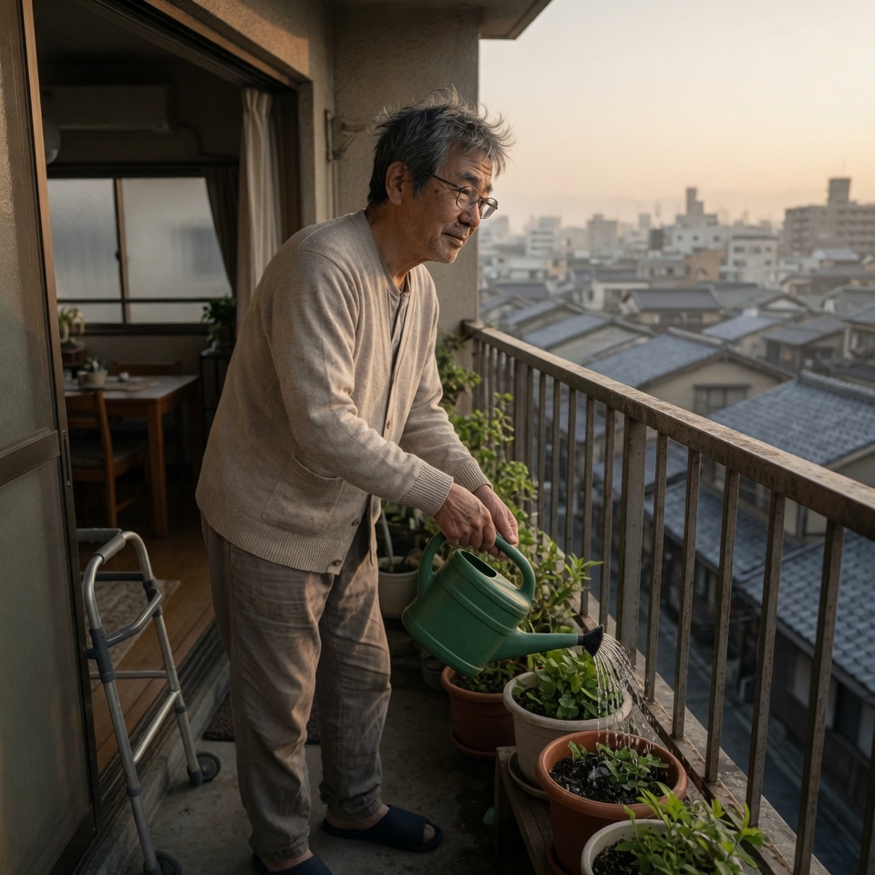 A caregiver in a quiet moment — the invisible weight of caregiving