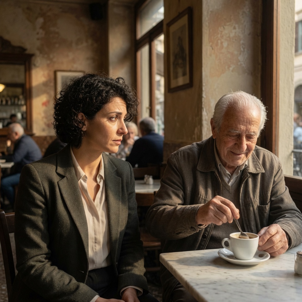 An adult child watching a parent disappear to dementia — a grief without a finish line